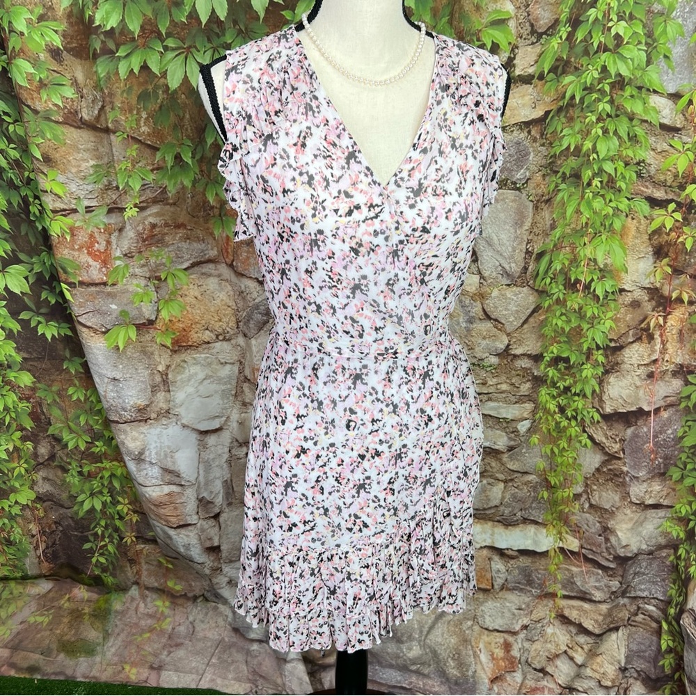 ALLSAINTS Priya Freefall Wrap Mini Dress, XS - Picture 10 of 14